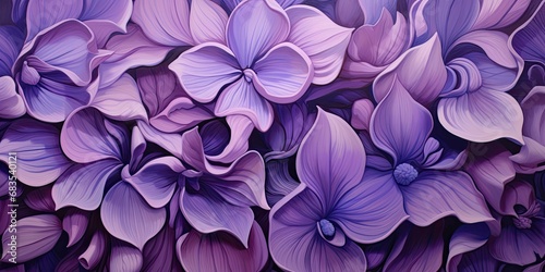 Purple Flowers Background