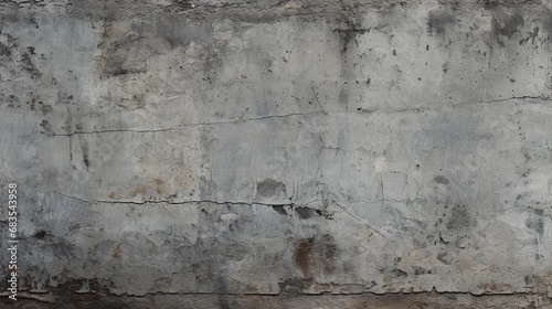 Texture of damaged concrete with scratches, raw background photo