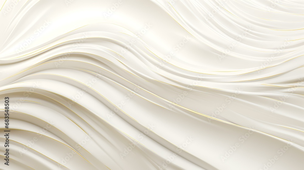 3d illustration of white abstract background with smooth lines and golden highlights 3d illustration of white abstract background with smooth lines and golden highlights