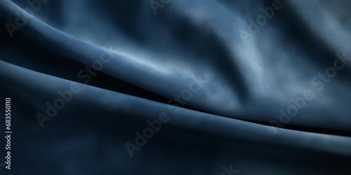 Blue velvety leather texture