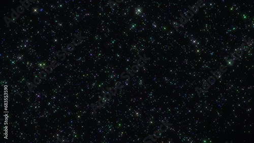 Colorful Abstract Sparkling Glitter Dust Particle Background Loop