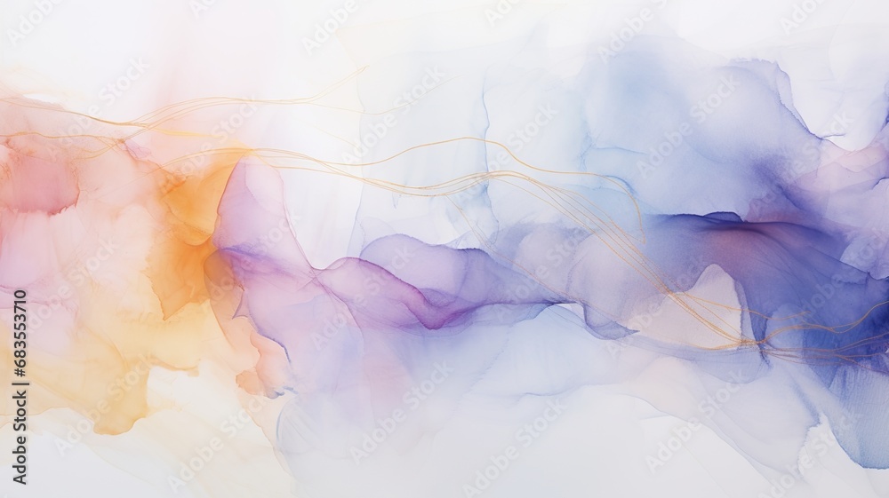 Fototapeta premium Abstract watercolor textures with organic brushstrokes for expressive artistic creations