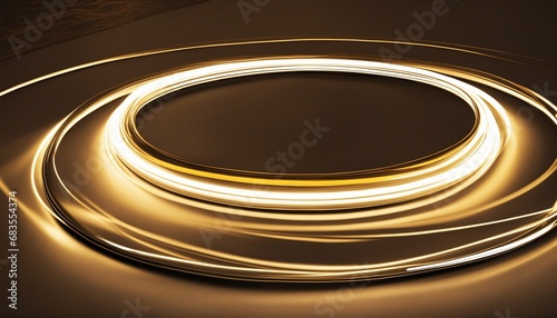 a graphic with golden ring forms on an elegante background