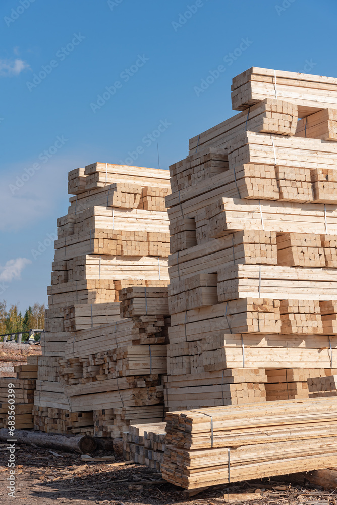 Production and procurement of lumber, timber for construction.