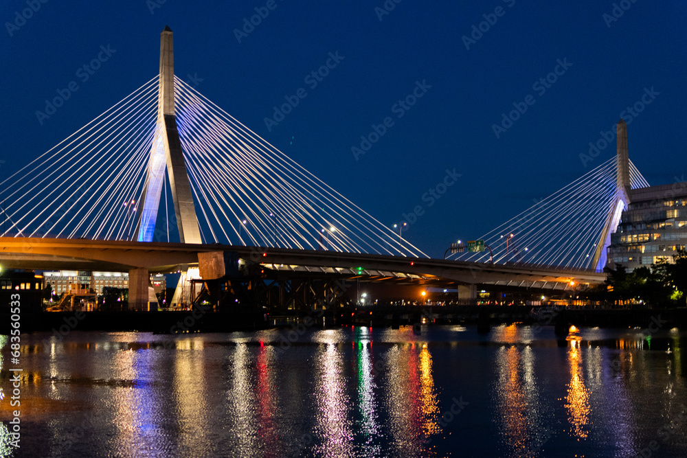 Fototapeta premium Zakim Bridge Colors