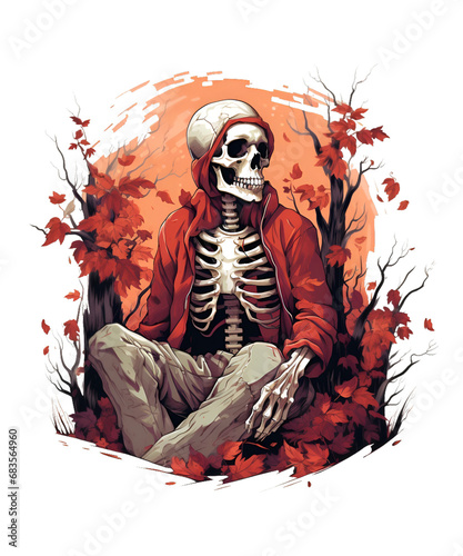 Halloween Cool Skeleton