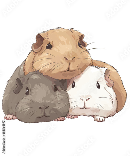 Guinea Pigs Cute Pet