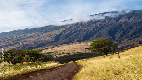 Slopes of the Haleakala Volcano in southern Maui, Hawaii photo