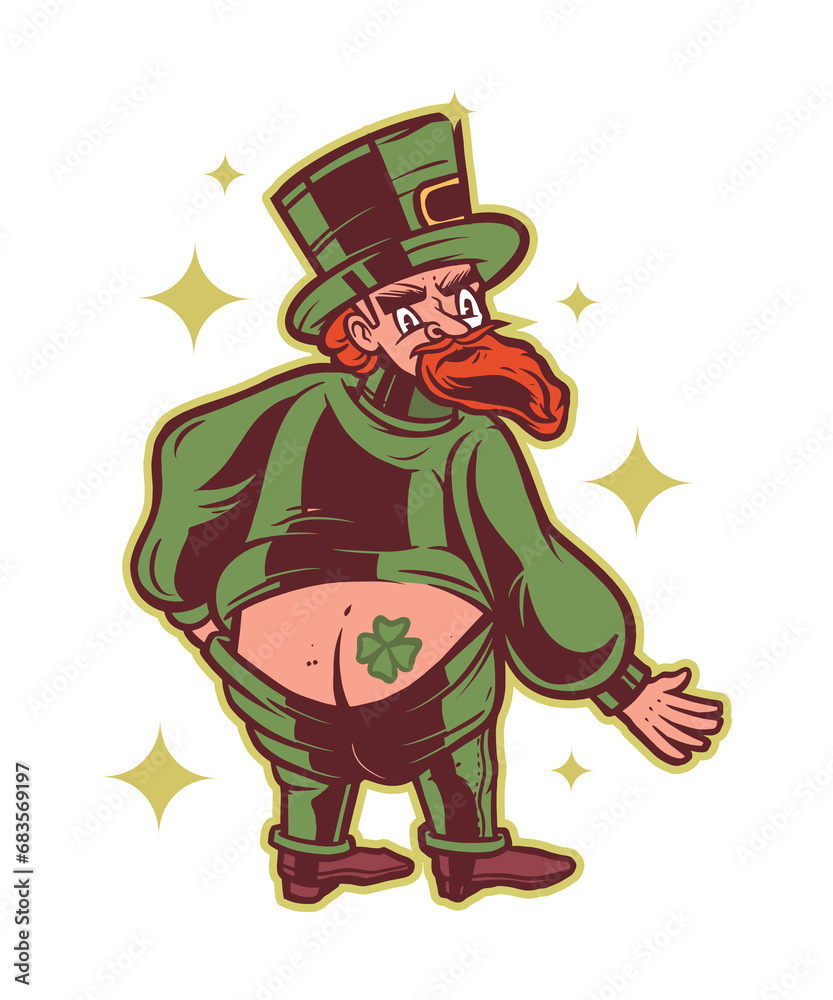Funny St Patrick's Day Clover Beer Funny St Patrick's Day Clover Beer