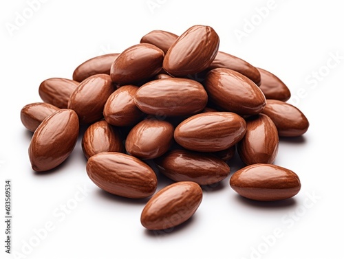 Discover the Delight: Premium Chocolate Covered Almonds! Generative AI