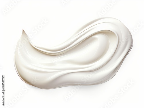 Experience Luxurious Lather: High-Quality Cream in a Majestic Wave Formation! Generative AI photo