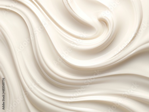 Delicious Swirled Cream Dream  Perfect for Sweet Treats   Desserts  Generative AI