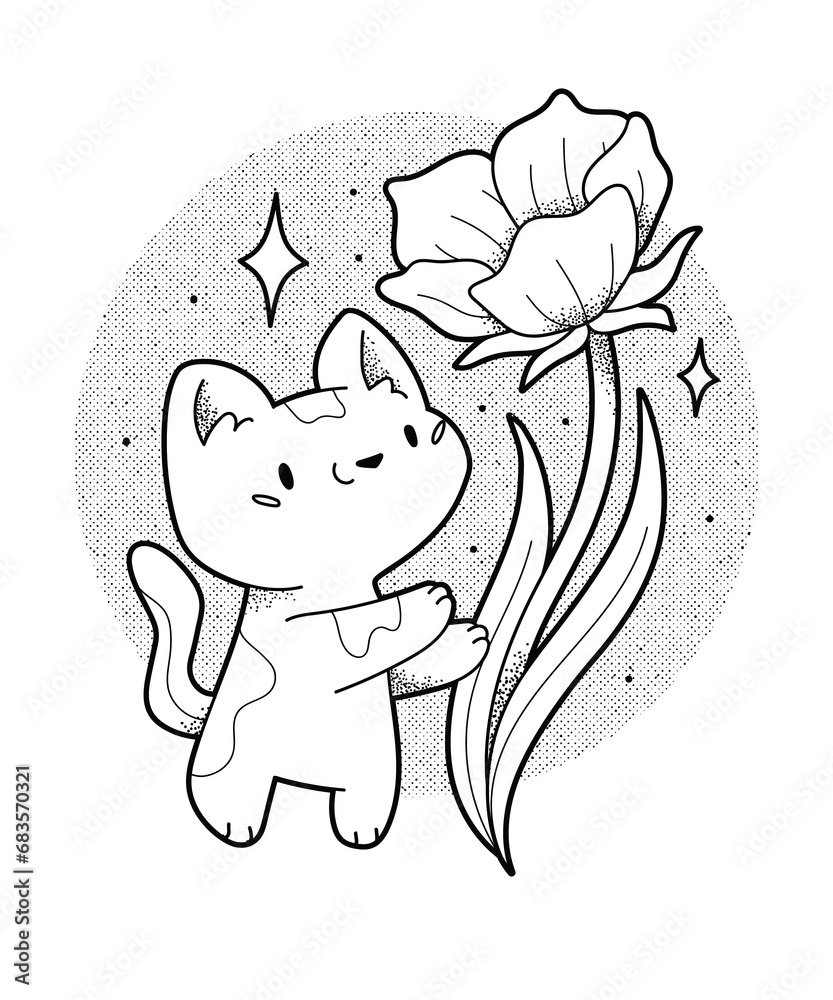 Fototapeta premium Cat Cute Kitty Pet