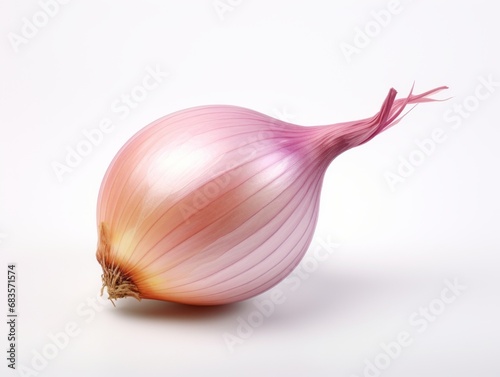 Captivating 3D Render of an Onion in Vibrant Light Pink: A Unique Artistic Fusion Generative AI