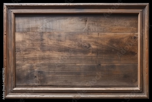 Revamp Your Space: Explore the Elegance of an Empty Wooden Photo Frame Generative AI
