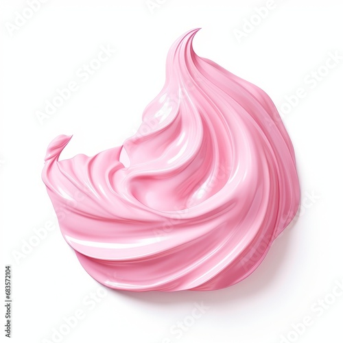 Decadent Pink Whipped Cream Masterpiece: A Visual Treat! Generative AI
