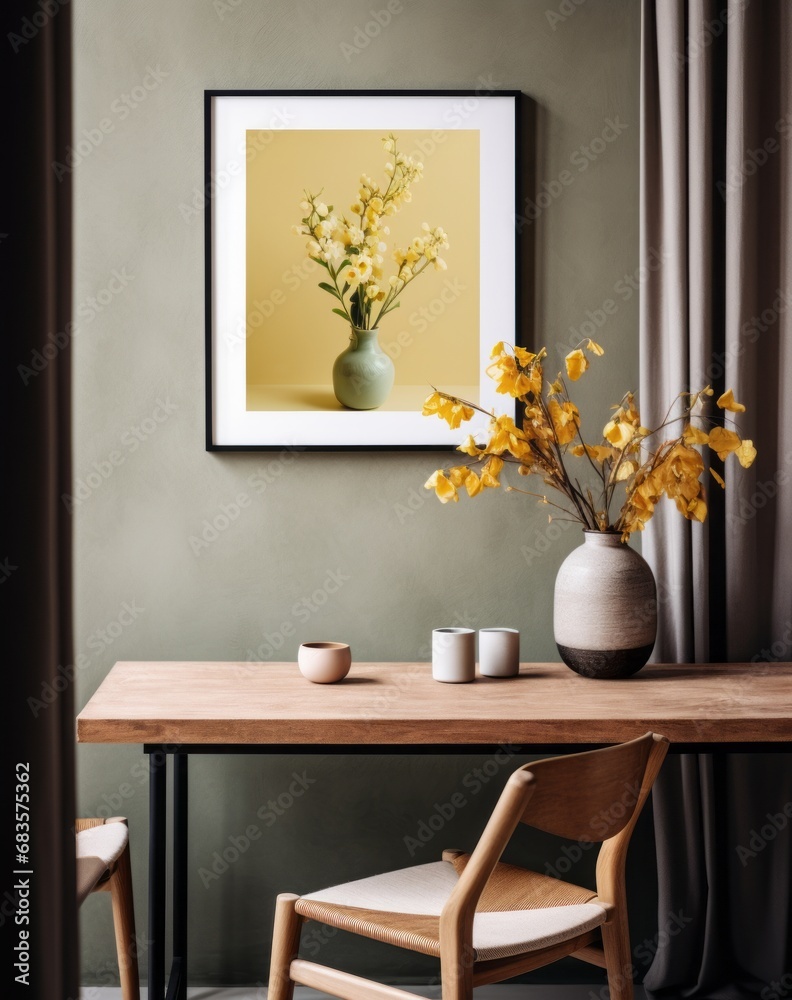 Brighten Your Day: Explore the Vibrancy of Yellow Flowers in a Stylish Vase Generative AI Brighten Your Day: Explore the Vibrancy of Yellow Flowers in a Stylish Vase Generative AI