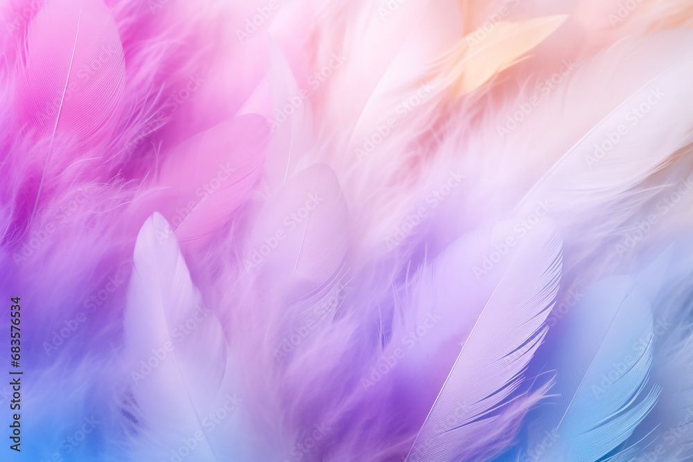 Vibrant Abstract Feather Rainbow Patchwork Background - Creative Spectrum Design Created with Generative AI Tools Vibrant Abstract Feather Rainbow Patchwork Background - Creative Spectrum Design Created with Generative AI Tools