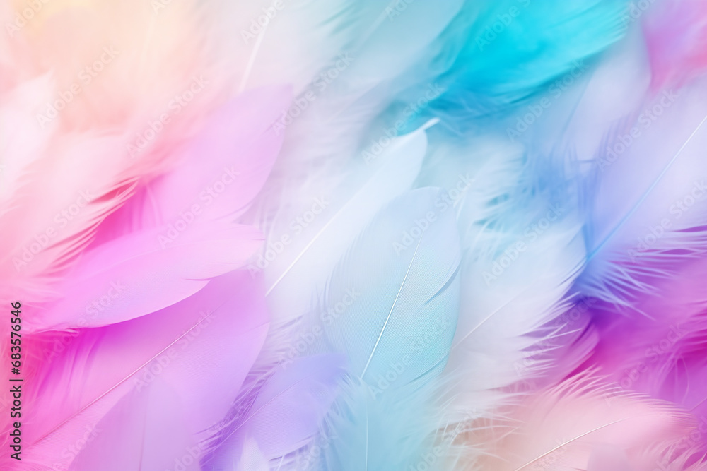 Vibrant Abstract Feather Rainbow Patchwork Background - Creative Spectrum Design Created with Generative AI Tools Vibrant Abstract Feather Rainbow Patchwork Background - Creative Spectrum Design Created with Generative AI Tools