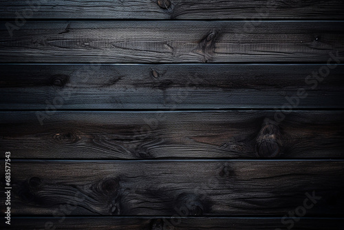 Rich and Textured Dark Wood Background - Authentic Woodgrain Design Created with Generative AI Tools