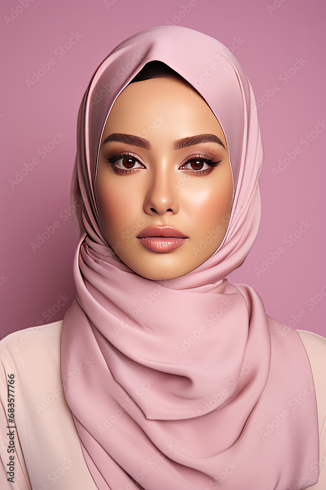 Portrait of a beautiful arab woman wearing hijab Portrait of a beautiful arab woman wearing hijab