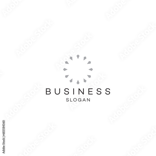 Round direction aero direction circke logo design business solution abstract vector brand flat Icon design vector modern minimal style illustration emblem sign symbol logotype typography