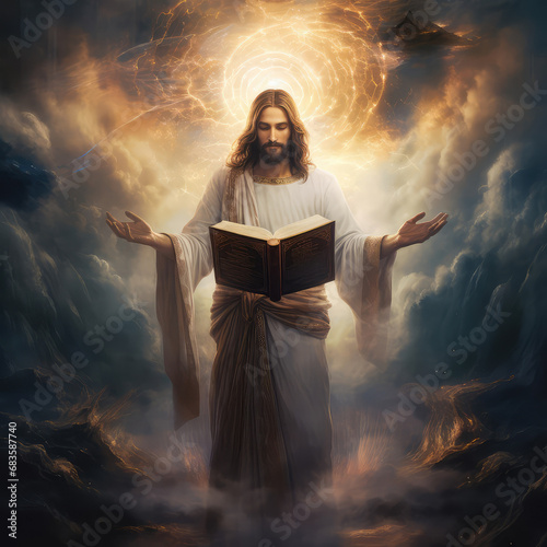 Jesus Reads the Book of Life