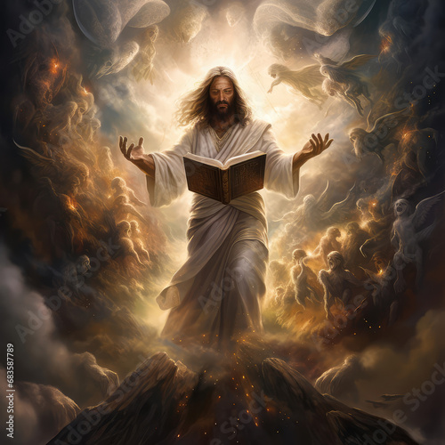 Jesus Reads the Book of Life