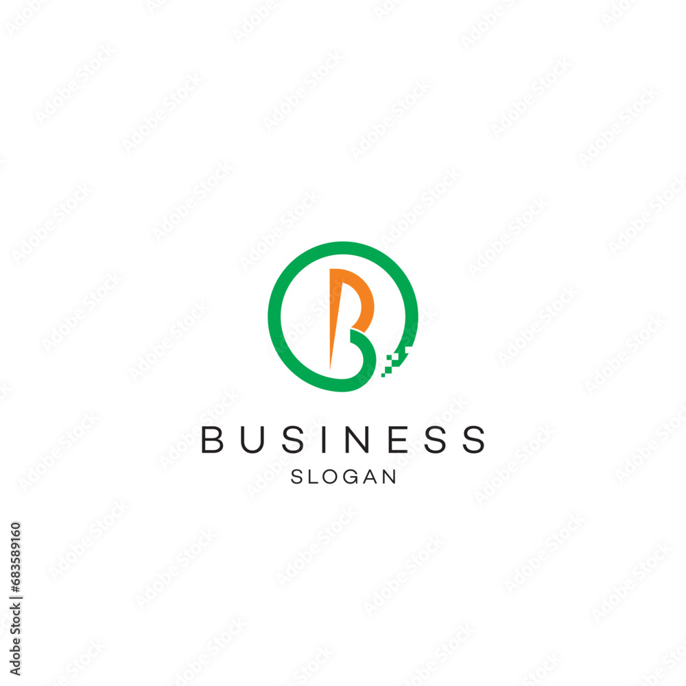 logo design business solution abstract vector brand flat Icon design vector modern minimal style illustration emblem sign symbol logotype typography