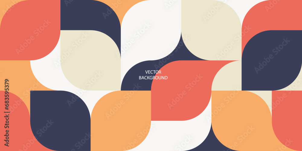 geometric pattern abstract background vector design - obrazy, fototapety, plakaty 
