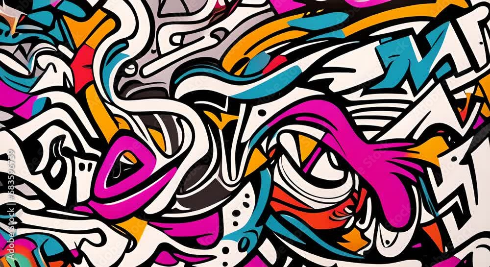 abstract colorful grafitti pattern abstract colorful grafitti pattern
