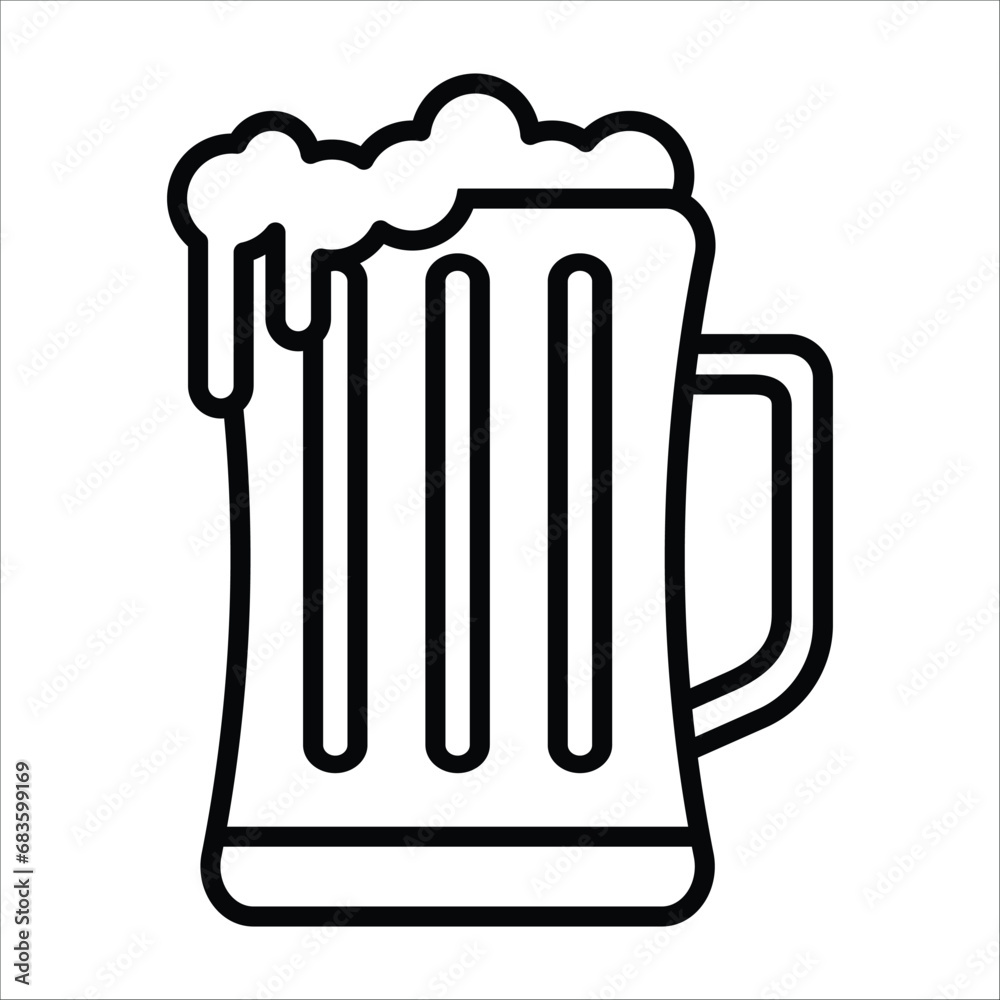 beer icon vector design template beer icon vector design template