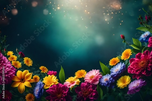 spring flowers background