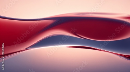 Red wavy liquid red background