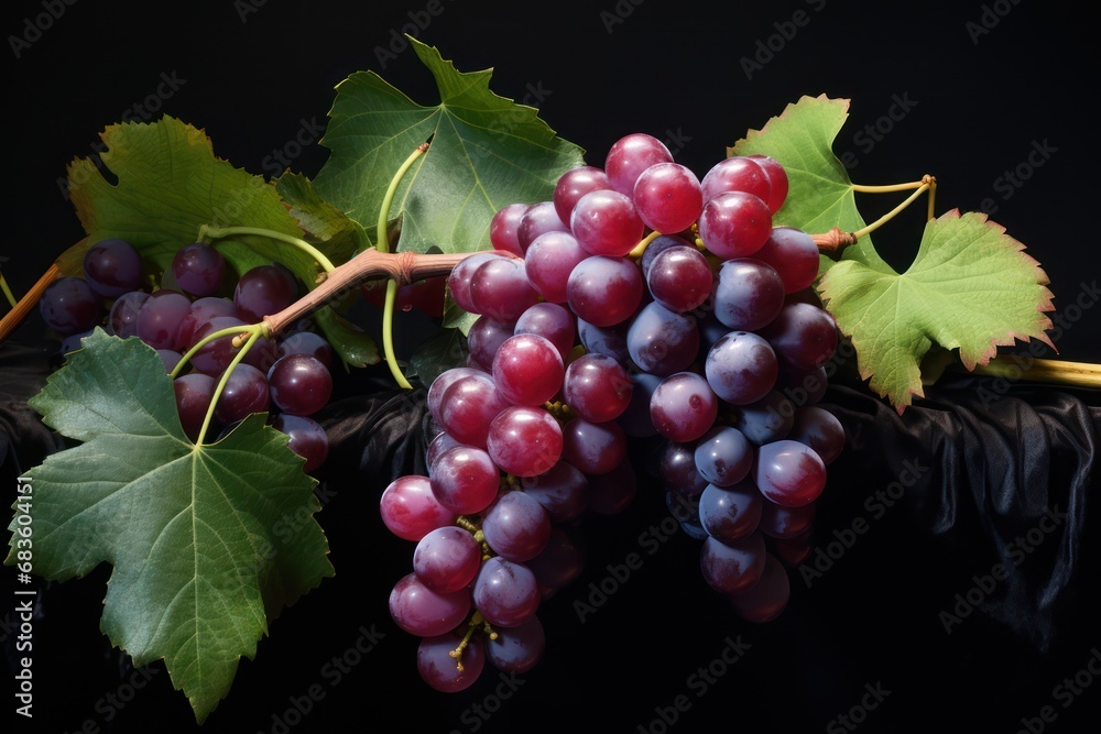 Fototapeta premium grapes on vine