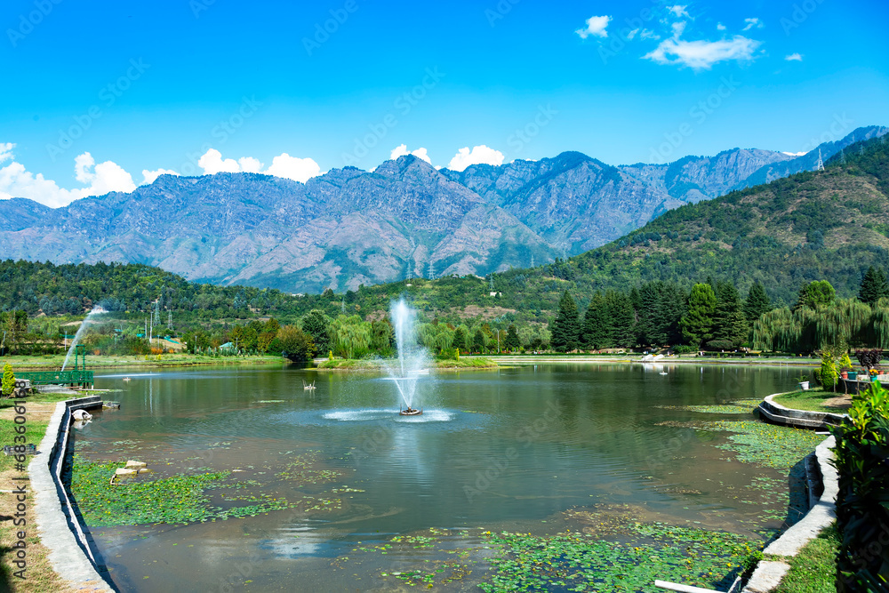 Jawaharlal Nehru Memorial Botanical Gardens in Srinagar,Jammu Kashmir,India Jawaharlal Nehru Memorial Botanical Gardens in Srinagar,Jammu Kashmir,India