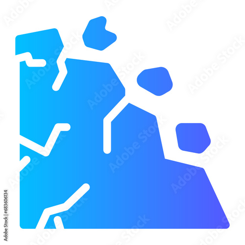 landslide Gradient icon