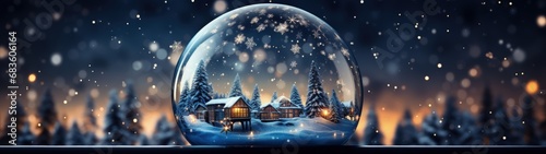 Winter Wonderland in a Snow Globe
