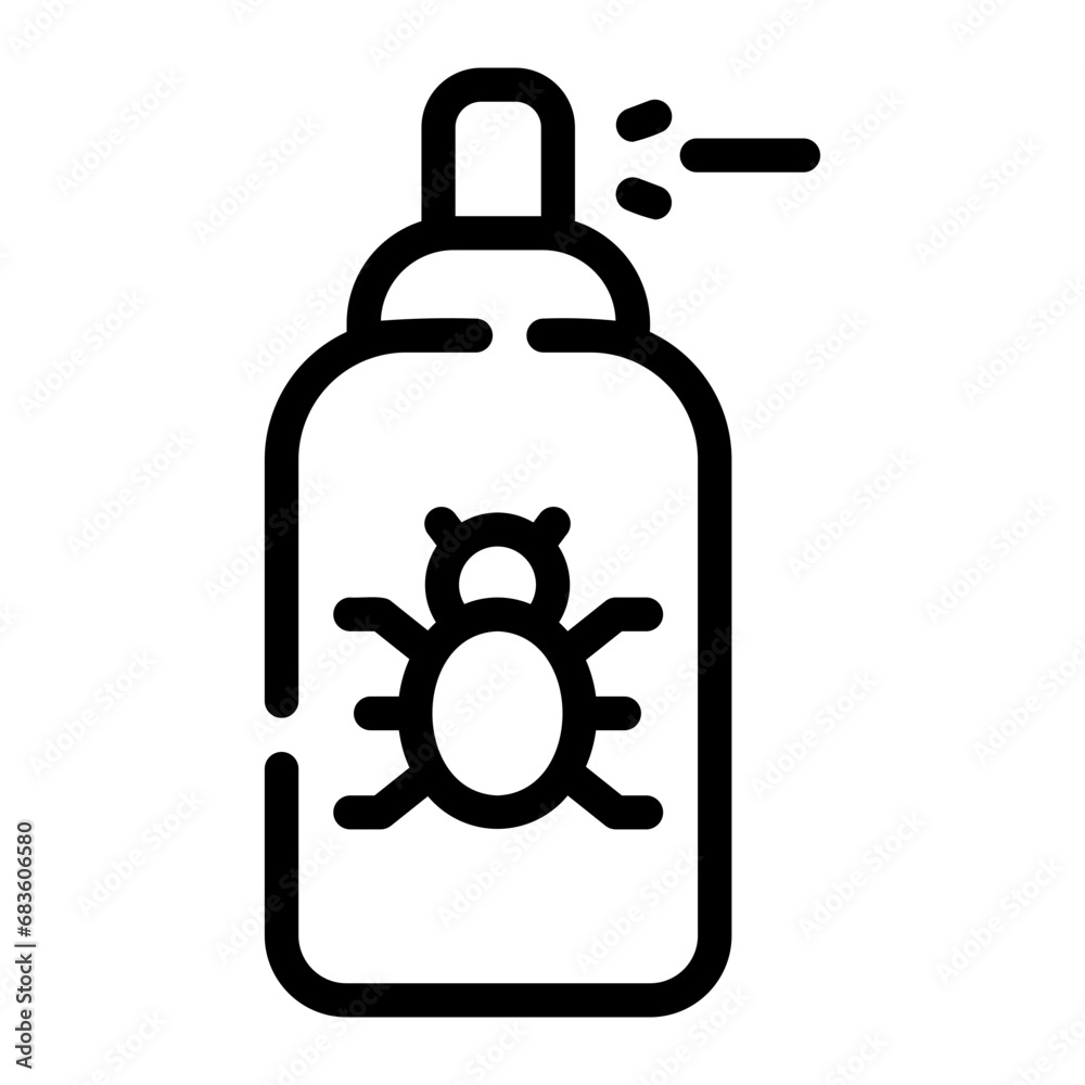 Obraz premium mosquito Line Icon