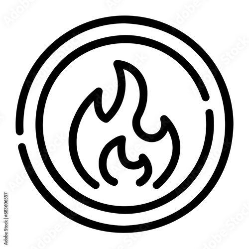 fire Line Icon