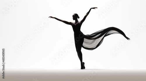 silhouette, woman, dancer, dance, jump, ballet, sport, ballerina, illustration, vector, dancing, fitness, jumping, people, person, body, beauty, black, running, pose, athlete, action, exercise, sports © Ramzan