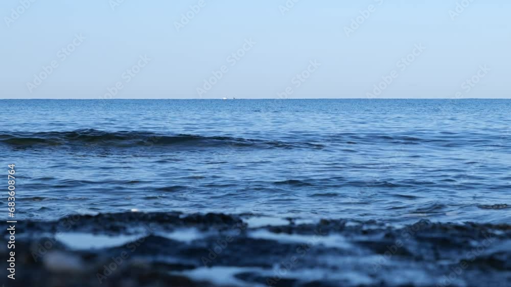 Amazing waves in the sea in Antalya, Turkey Amazing waves in the sea in Antalya, Turkey