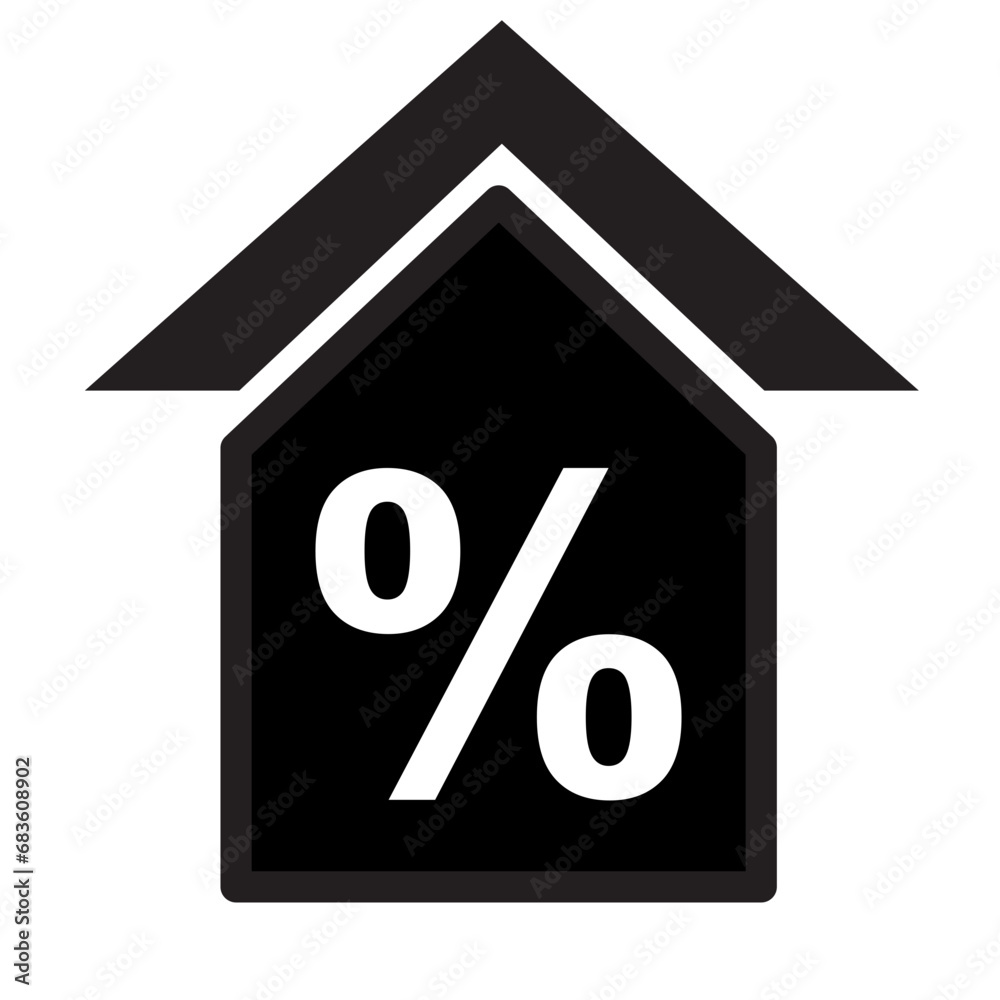 Mortgage Icon: Mortgage Icon: