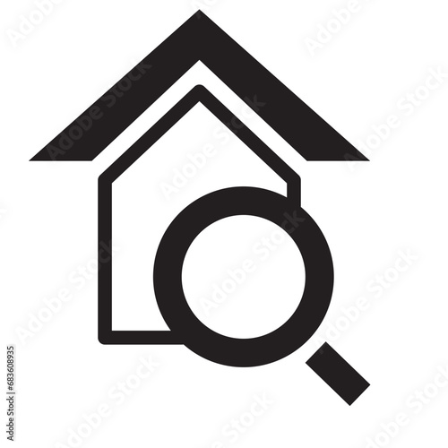 Search House Icon: 