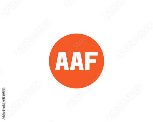 AAF logo design vector template © xcoolee