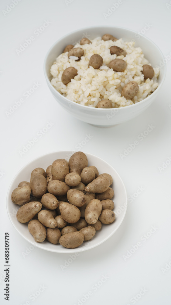 日本の食事|むかごご飯 イメージ 日本の食事|むかごご飯 イメージ