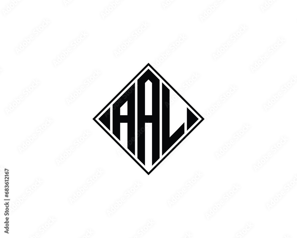 AAL logo design vector template AAL logo design vector template