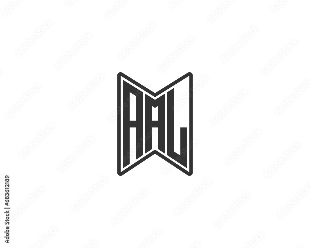AAL logo design vector template AAL logo design vector template