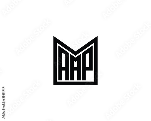 AAP logo design vector template