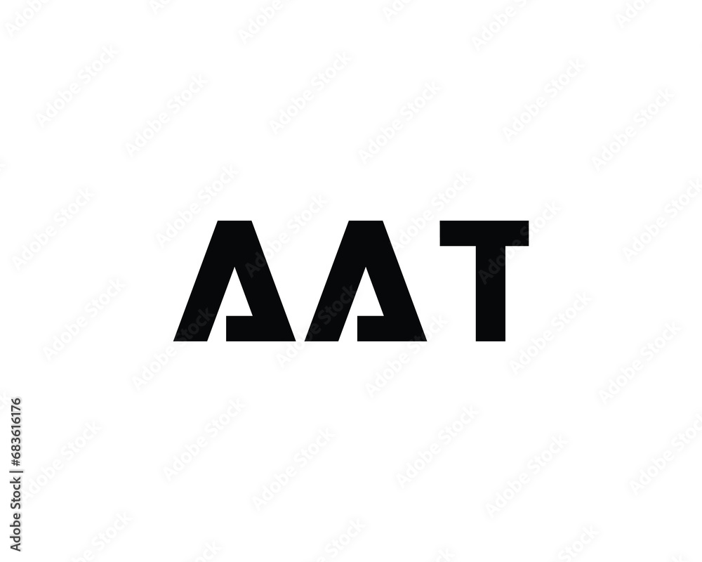 AAT logo design vector template AAT logo design vector template